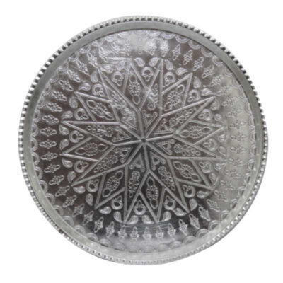 Plat de Service Persan en Cuivre Traditionnellement Martelé Diana I