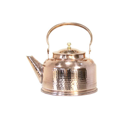 Bouilloire en cuivre persan durable pour cuisinière traditionnelle martelée Lana