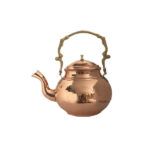 Bouilloire en cuivre persan durable pour cuisinière traditionnelle martelée Yas