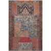 Tapis patchwork noué à la main persan vintage Bina