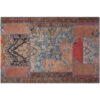 Tapis patchwork noué à la main persan vintage Bina