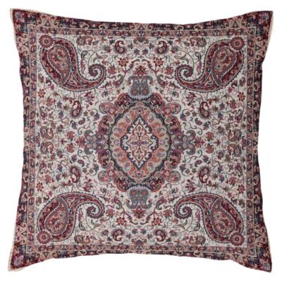 Coussin en Termeh Persan – Modèle Abrisham | Soie persane luxueuse