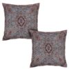 Coussin en Termeh Persan - Modèle Banafshe (2X) | Design floral élégant