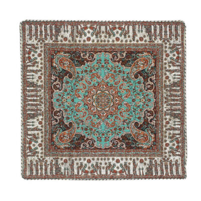 Coussin en Termeh Persan – Modèle Mahta | Exquis coussin en soie persane