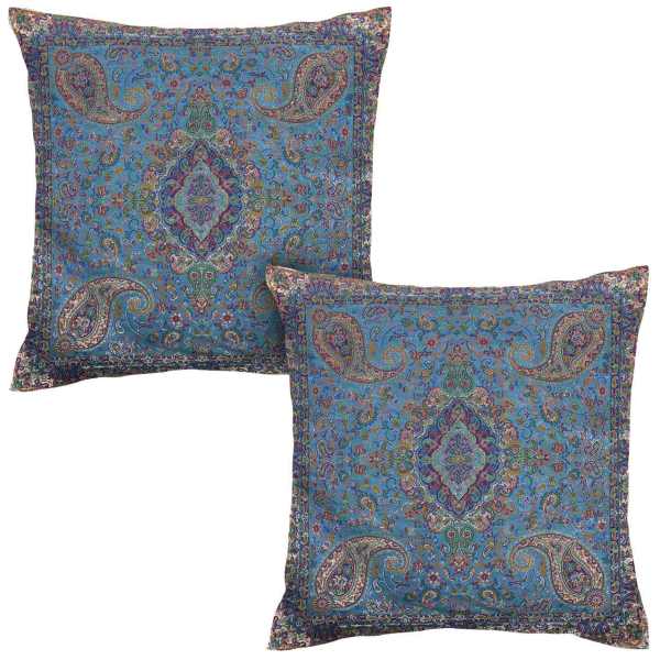 Coussin en Termeh Persan - Modèle Salarii (2X) | Coussin en soie fait main