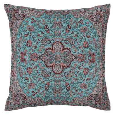 Coussin en Termeh Persan – Modèle Shah Abbasi | Artisanat persan premium
