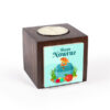 Porte-bougie en bois persan cube Nowrouz (2x)