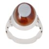 Bague en argent Sulemani Hakik persane pour homme Originale
