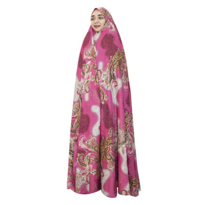 Tchador Culturel Iranien pour Femmes – Coloré, Idéal pour un Usage Quotidien et Namaz, Rose