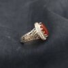 Bague en argent Aqeeq yéménite persane pour hommes