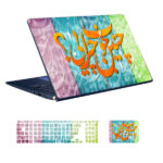 Autocollants pour ordinateur portable et clavier modèle Calligraphie persane Eshgh