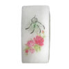 Lampe en sel en forme de cube islamique artisanale avec calligraphie des 4 Sourates Qul