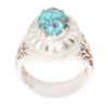 Bague en Argent Persan avec Turquoise de Neyshabur Mahan
