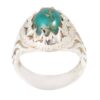 Bague en Argent Persan avec Turquoise de Neyshabur Sanam