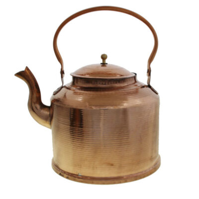 Bouilloire en cuivre persan durable pour cuisinière traditionnelle martelée Afsari