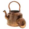 Bouilloire en cuivre persan durable pour cuisinière traditionnelle martelée Afsari