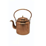 Bouilloire en cuivre persan durable pour cuisinière traditionnelle martelée Hamta