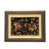 Hand-Knotted Persian Pictorial Rug from Qom Depicting Hunting