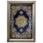 Tapis mural persan fait main de Tabriz représentant le Lachak Toranj