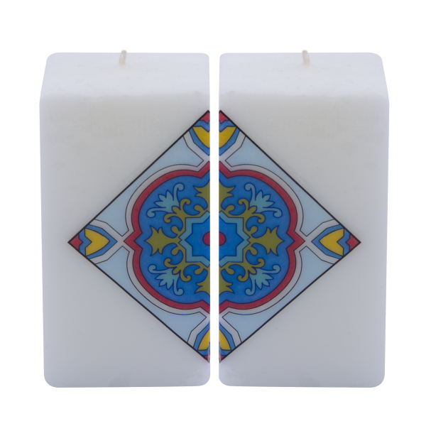 Set of 2 Persian Candles - Model Cube 01
