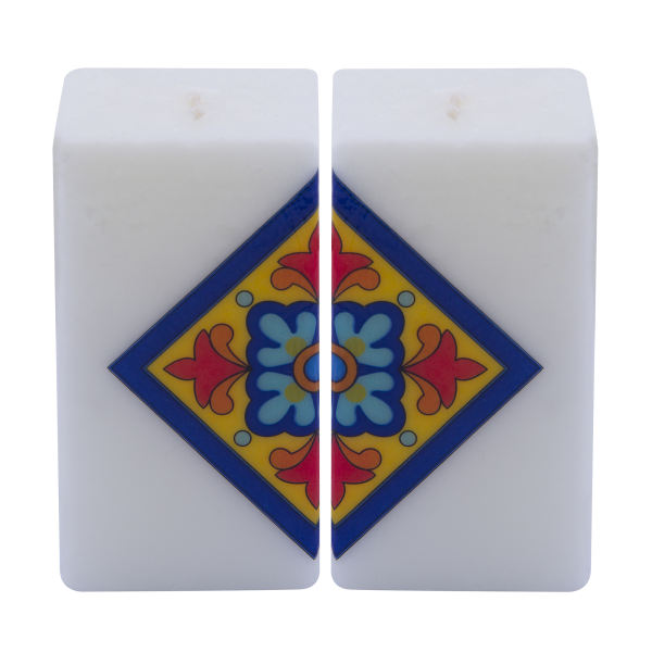 Set of 2 Persian Candles - Model Cube 02