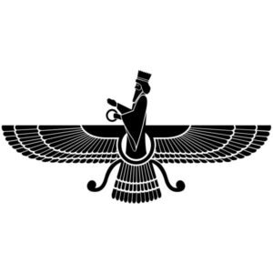 Persian Wall Sticker – Farvahar Symbol of Zarathushtra
