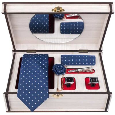 Ensemble Cravate, Pochette & Boutons de Manchette pour Homme – Ahmadi de Luxe