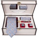 Ensemble Cravate, Pochette & Boutons de Manchette pour Homme – Arash de Luxe