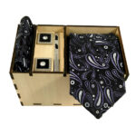 Ensemble Cravate, Pochette & Boutons de Manchette pour Homme – Noir de Luxe