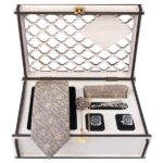 Ensemble Cravate, Pochette & Boutons de Manchette pour Homme – Dayan de Luxe