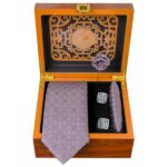 Ensemble Cravate, Pochette & Boutons de Manchette pour Homme – Hamta de Luxe