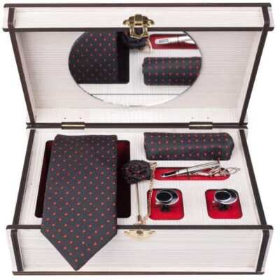 Ensemble Cravate, Pochette & Boutons de Manchette pour Homme – Irvan de Luxe