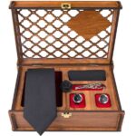 Ensemble Cravate, Pochette & Boutons de Manchette pour Homme – Kabir de Luxe