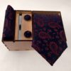 Ensemble Cravate, Pochette & Boutons de Manchette pour Homme - Spécial de Luxe