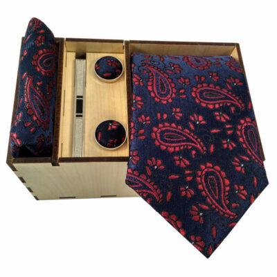Ensemble Cravate, Pochette & Boutons de Manchette pour Homme – Spécial de Luxe
