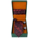 Ensemble Cravate, Pochette & Boutons de Manchette pour Homme – Vira de Luxe