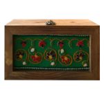 Boîte Organisatrice de Sachets de Thé en Bois avec Coffres Mahsan
