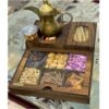 Boîte de Rangement pour Sachets de Thé en Bois avec Chauffe-Sachet Nescafe