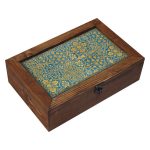 Boîte Organisatrice de Sachets de Thé en Bois avec Coffres Persan Vina