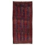 Tapis Persan Vintage Runner Fait Main Modèle Baluchi
