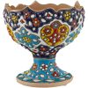 Set Haft-sin en céramique élégant Minakari pour Nowruz, le Nouvel An persan Bleu