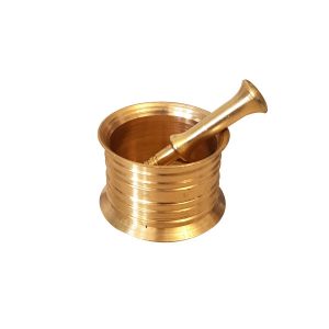 Set de Mortier & Pilon en Laiton Style Persan Traditionnel Mehrara I