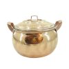 Marmite en cuivre persan - Style de cuisson martelé traditionnel Karen