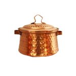 Marmite en cuivre persan – Style de cuisson martelé traditionnel Sahel