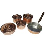 Marmite en cuivre persan – Style de cuisson martelé traditionnel Payami