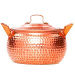 Marmite en cuivre persan – Style de cuisson martelé traditionnel Sarvi II