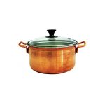 Marmite en cuivre persan – Style de cuisson martelé traditionnel Zanjan