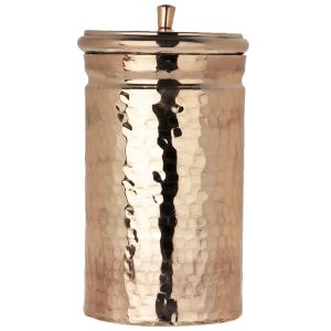 Bocal en cuivre fabriqué à la main pour embellir votre cuisine Martelé