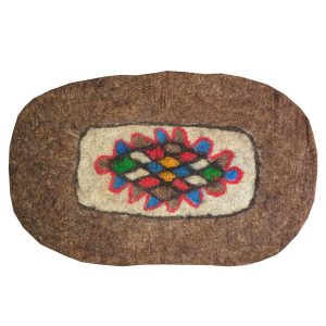 Tapis en feutre de laine persan 100% naturel et fait main Zarrin