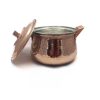 Marmite en cuivre persan - Style de cuisson martelé traditionnel Hiva, Ensemble de 3